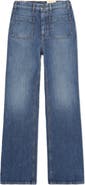 Fortela Jane Bootcut Stone Wash Denim Trousers