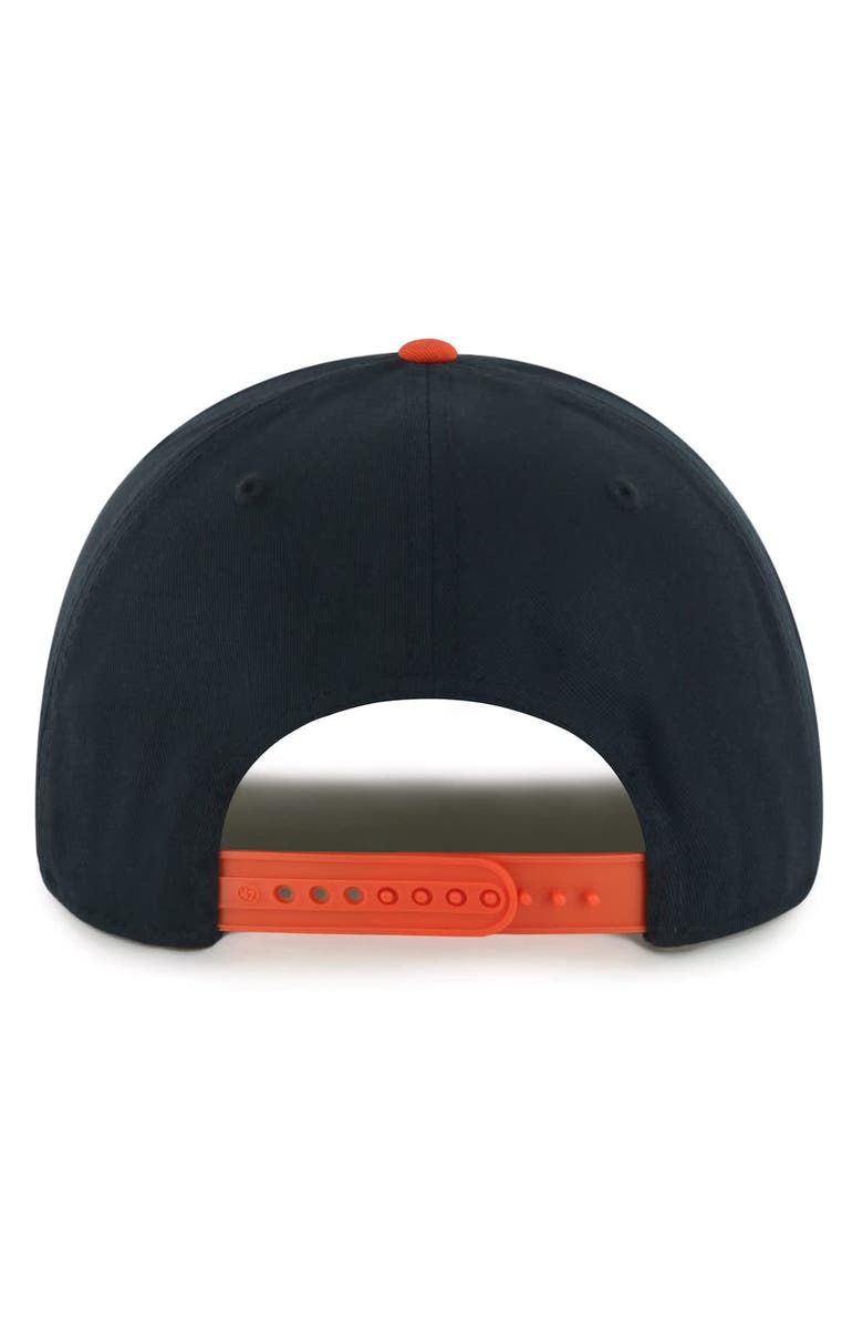 '47 Men's '47 Black/Orange Philadelphia Flyers Dropshadow Rope Hitch Adjustable Hat, Alternate, color,