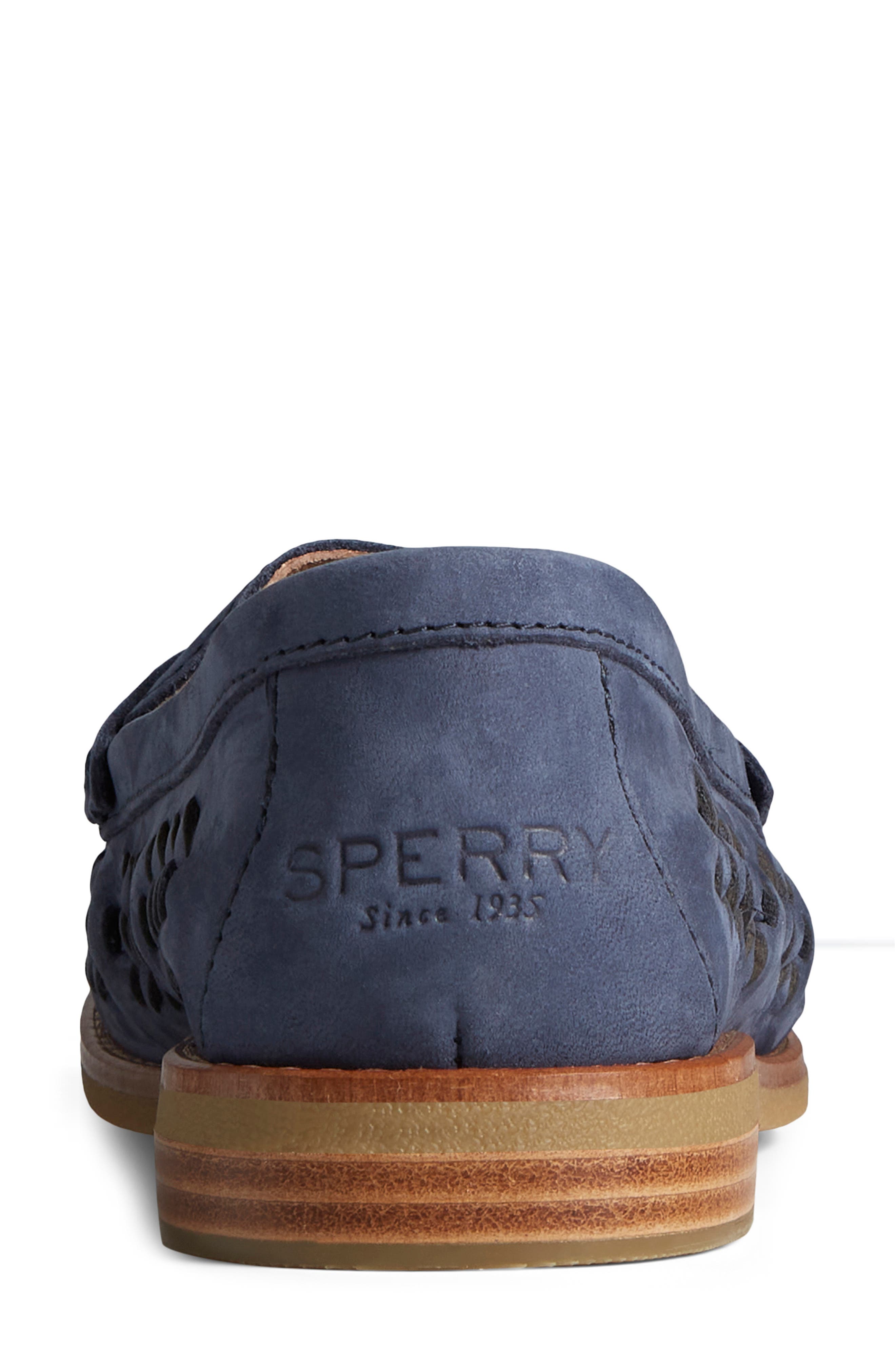 Sperry Seaport Woven Loafer, Alternate, color, NAVY