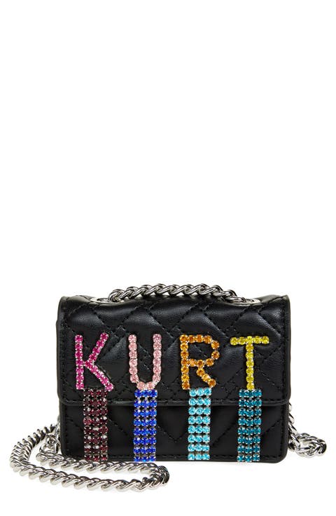 Micro Kensington Crystal Kurt Crossbody Bag