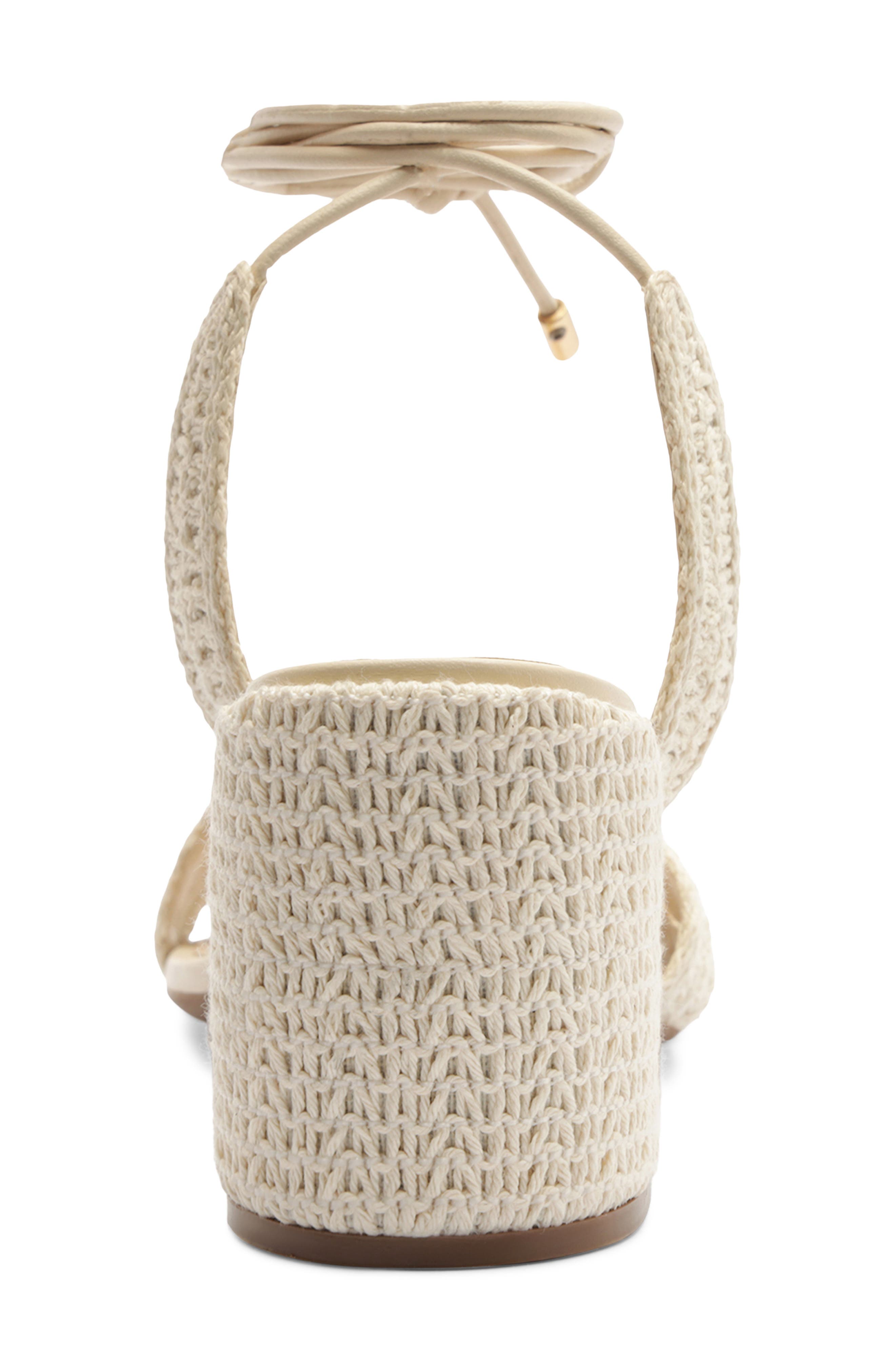 Arezzo Andy Ankle Strap Sandal, Alternate, color, Panacota