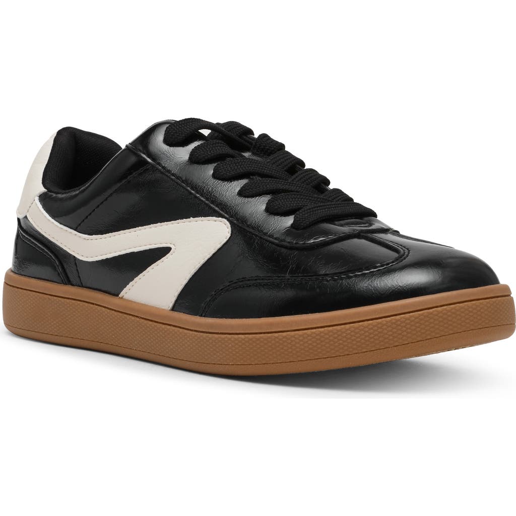 Dolce Vita Dv By Voyage Sneaker In Black Shiny