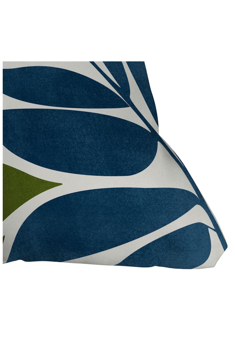 Deep Woods Throw Pillow, Alternate, color, BLUE