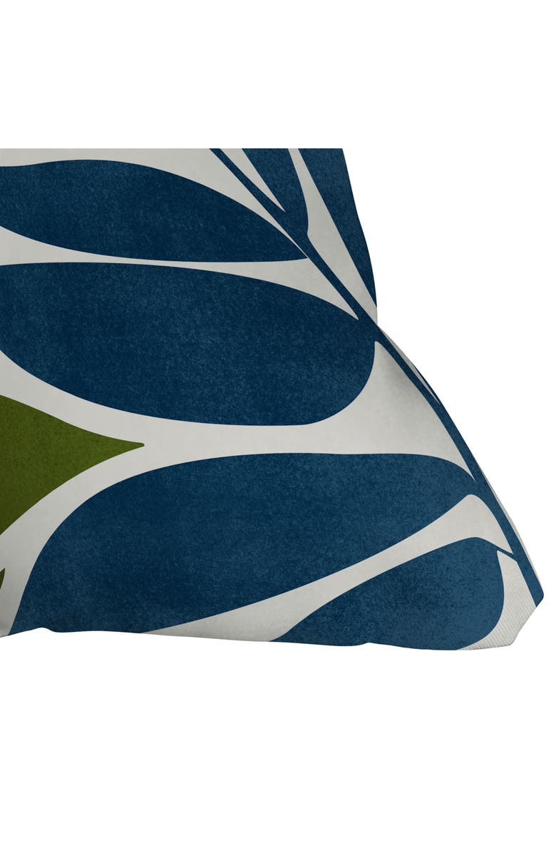 Deny Designs Deep Woods Throw Pillow, Alternate, color, Blue