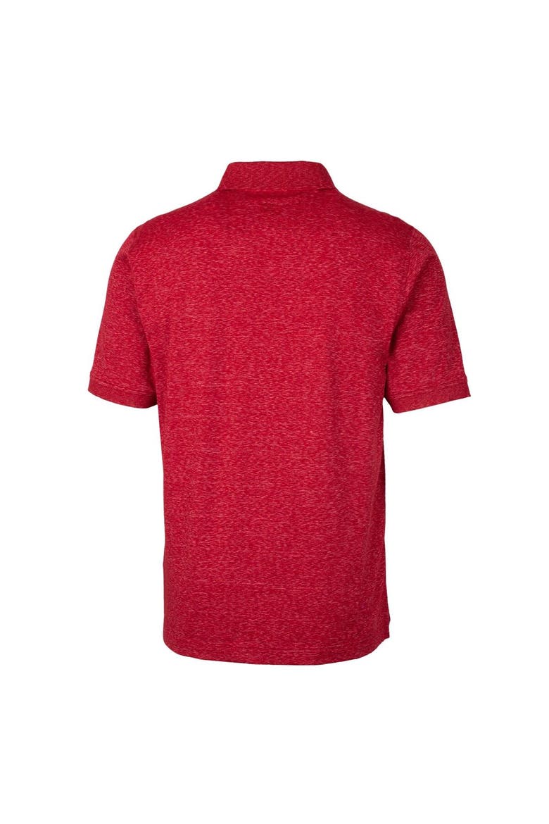 Men's Cutter & Buck Red Atlanta Falcons Big & Tall Advantage Tri-Blend Space Dye Polo, Alternate, color, Red