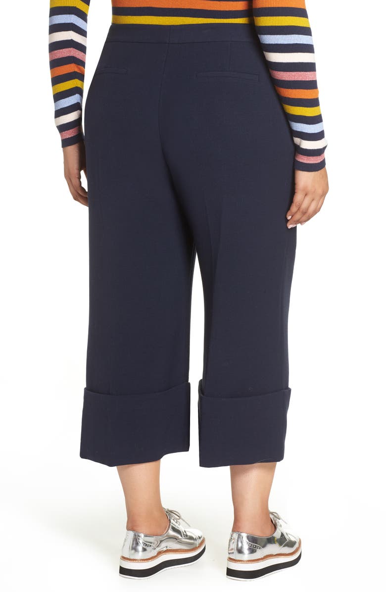 Halogen<sup>®</sup> x Atlantic-Pacific High Waist Wide Cuff Ankle Pants, Alternate, color, 