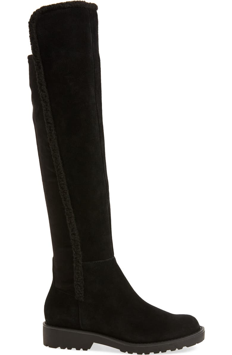 Sole Society Juno Faux Shearling Trim Boot, Alternate, color,