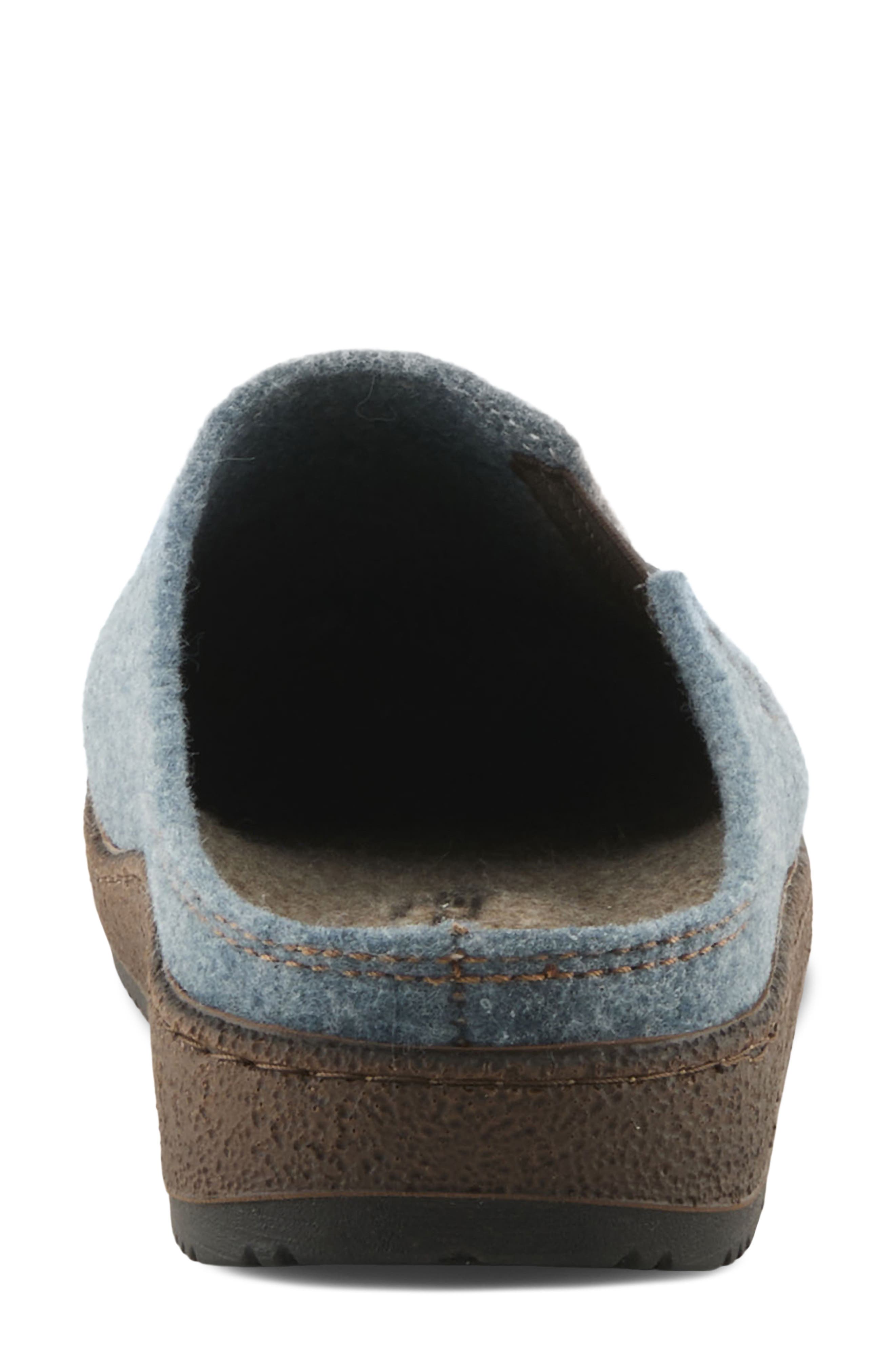 Flexus by Spring Step Cozily Wool Clog, Alternate, color, Denim Blue