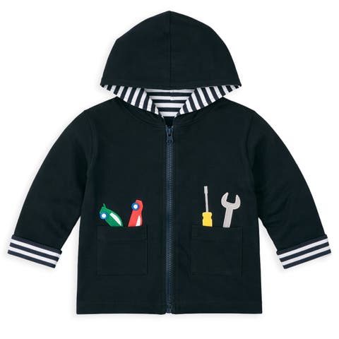 Reversible Jacket With Cars & Tools
