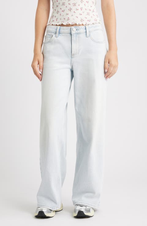 Low Rise Baggy Wide Leg Jeans