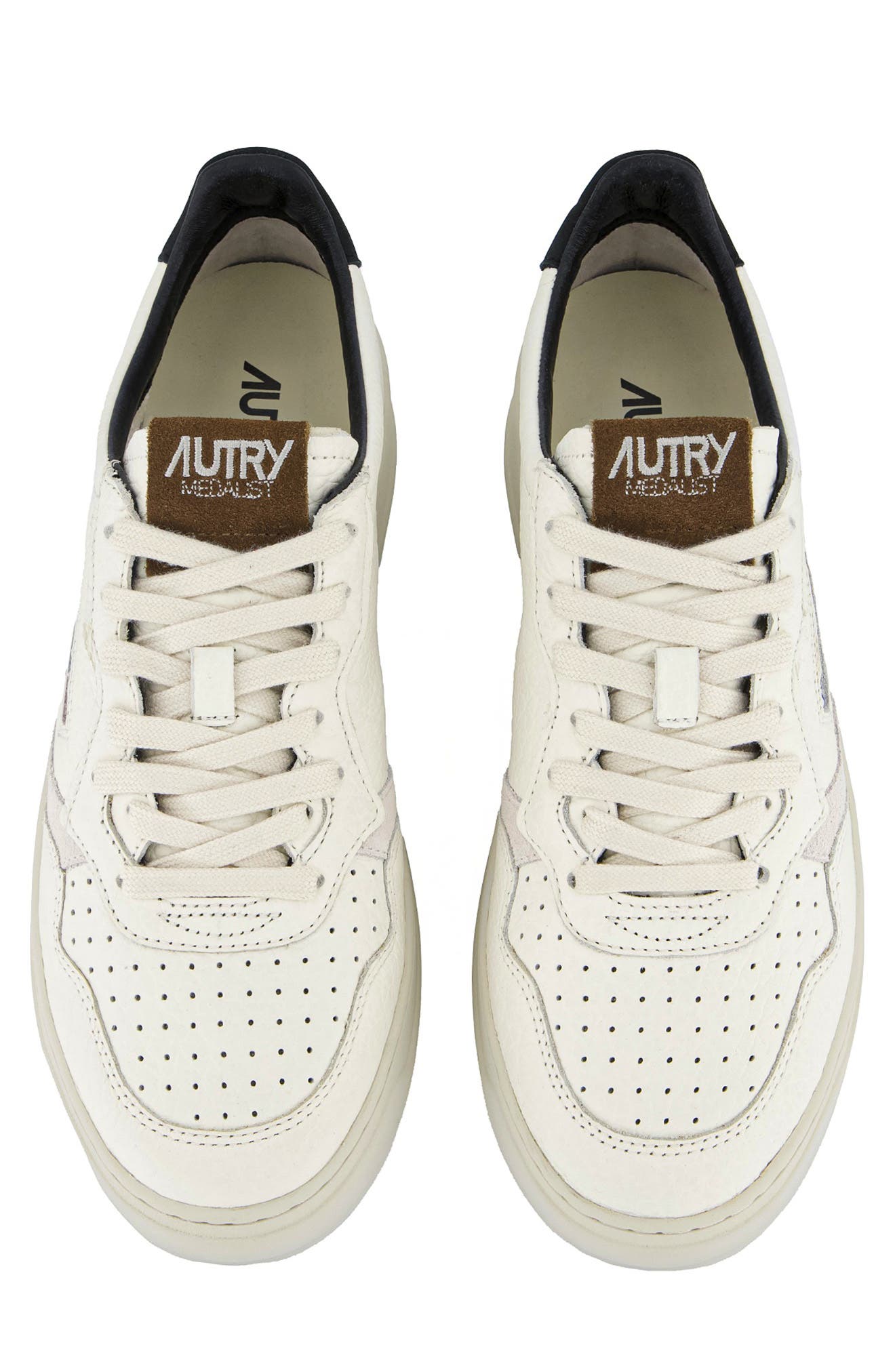 AUTRY Medalist Low Sneaker, Alternate, color, White/ Pine