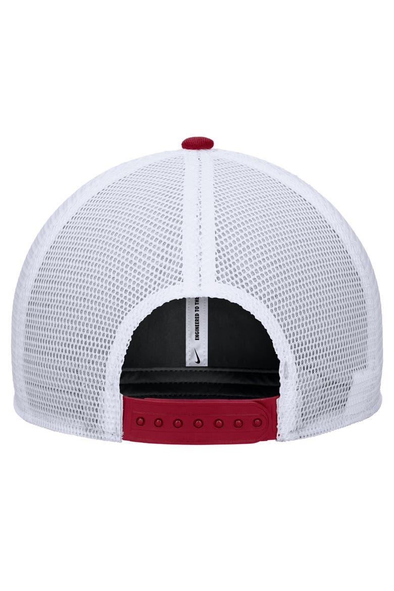 Men's Nike Cardinal Iowa State Cyclones Rise Adjustable Trucker Hat, Alternate, color, Cardinal