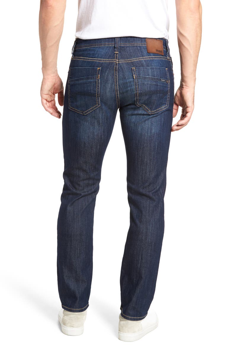 Mavi Jeans Zach Straight Leg Jeans, Alternate, color, Dark Maui