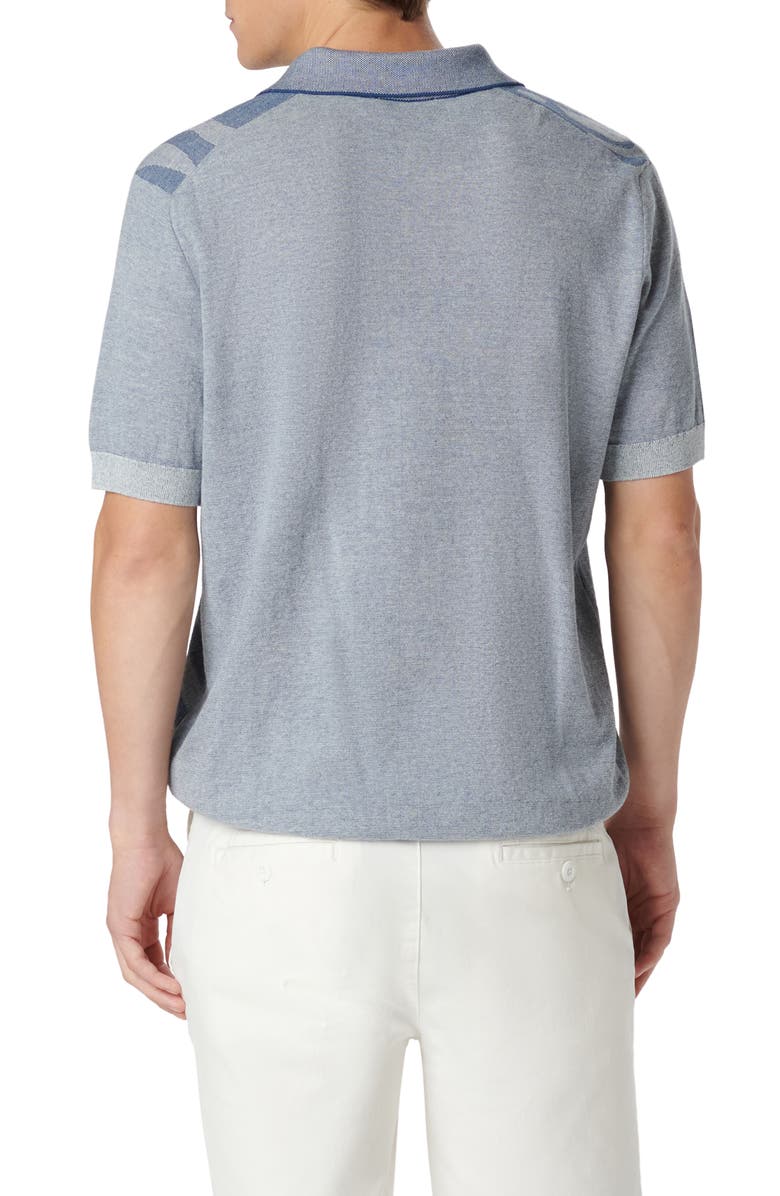 Bugatchi Johnny Collar Polo, Alternate, color, Slate