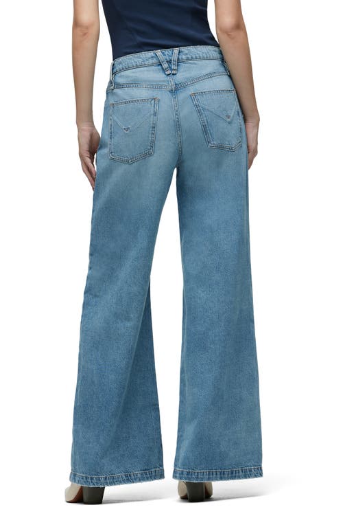 Hudson Jeans Jodie High Waist Super Wide Leg Jeans In Blue