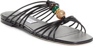 Jimmy Choo Lova Beaded Slide Sandal