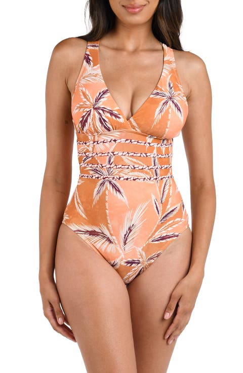 Sandy Cove Cross Back One-Piece Swimsuit