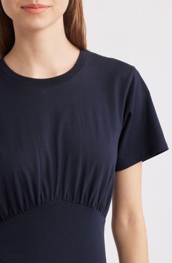 Asymmetric Tiered Ruffle Knit Dress