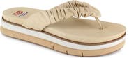 National Comfort Kahlen Scrunched Platform Flip Flop