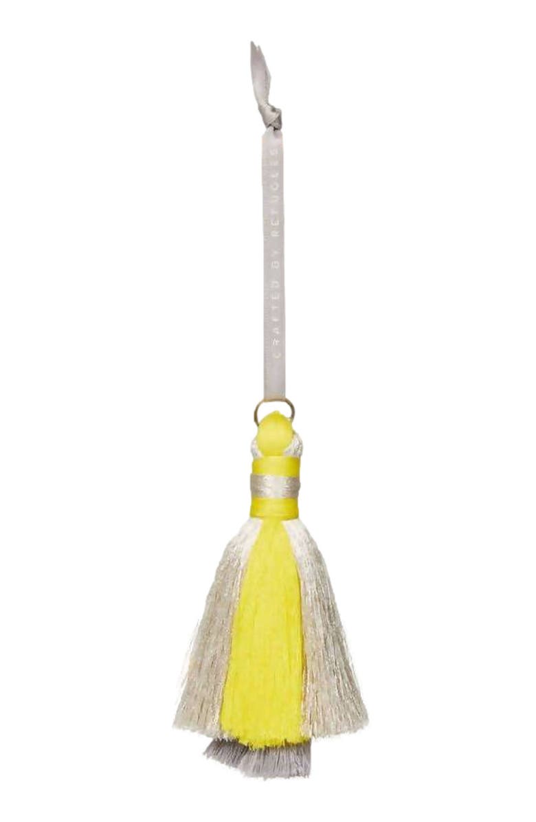 Made51 Dancing Tassel Ornament, Alternate, color, Yellow
