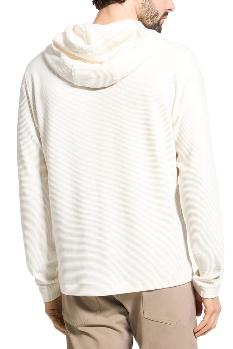 Delroy Studio Textured Hoodie, Alternate, color, WINTER IVORY