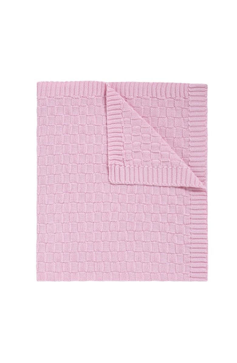 Nellapima Basket Weave Knit Blanket - Baby, Alternate, color, White