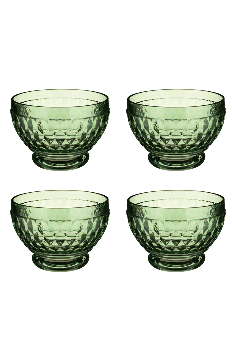 Villeroy & Boch Boston coloured Set of 4 Individual Bowl, Main, color, Green