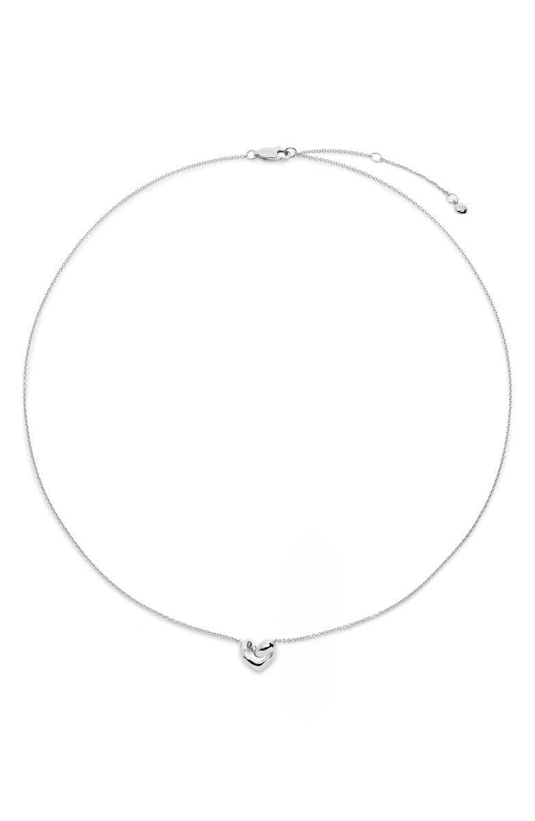 Monica Vinader Small Infinity Heart Necklace, Alternate, color, 