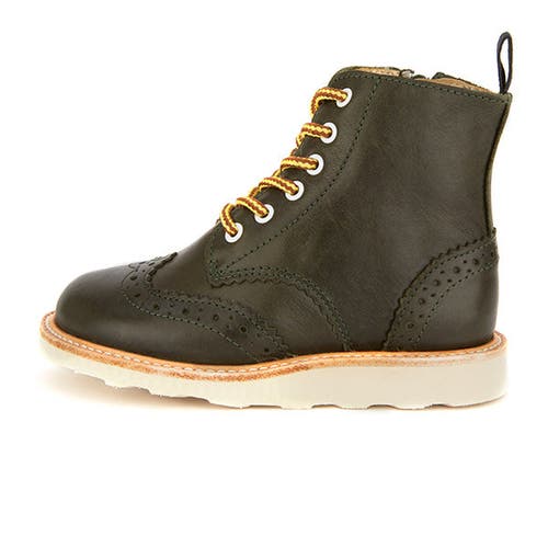 Young Soles Sidney Brogue Boot In Green