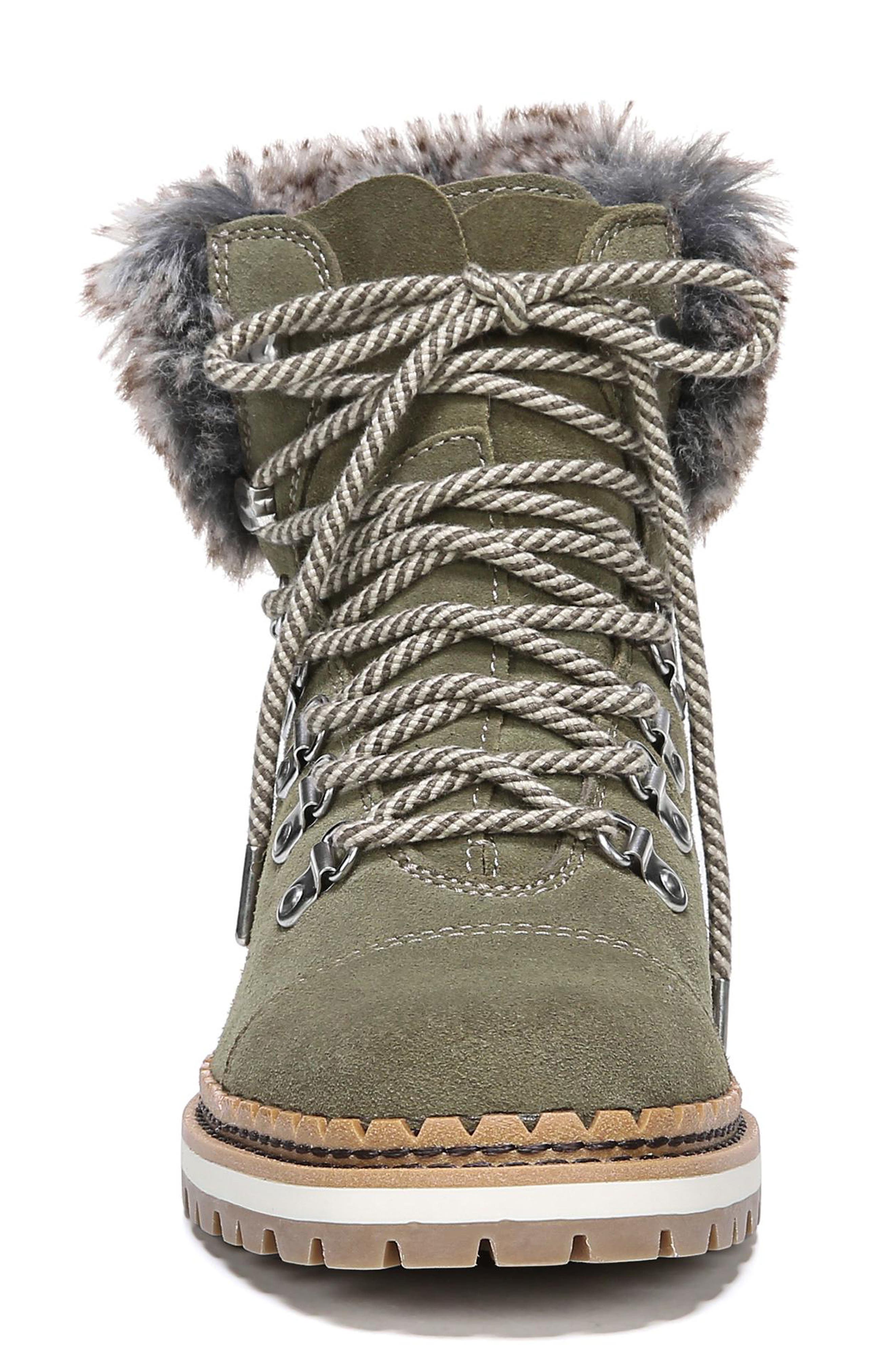 Sam Edelman Bowen Faux Fur Trim Bootie, Alternate, color, 