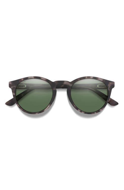 Smith Westward 54mm Chromapop™ Polarized Round Sunglasses In Green