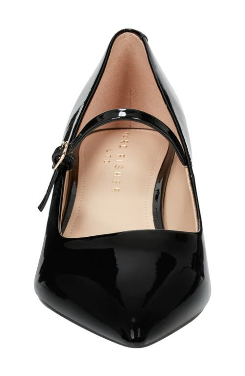 Marc Fisher Ltd Luccie Womens Block Heel Manmade Mary Jane Heels In Black