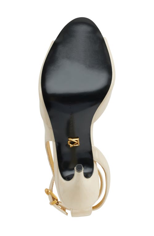Donna Karan Somerset Ankle Strap Sandal In Ivory