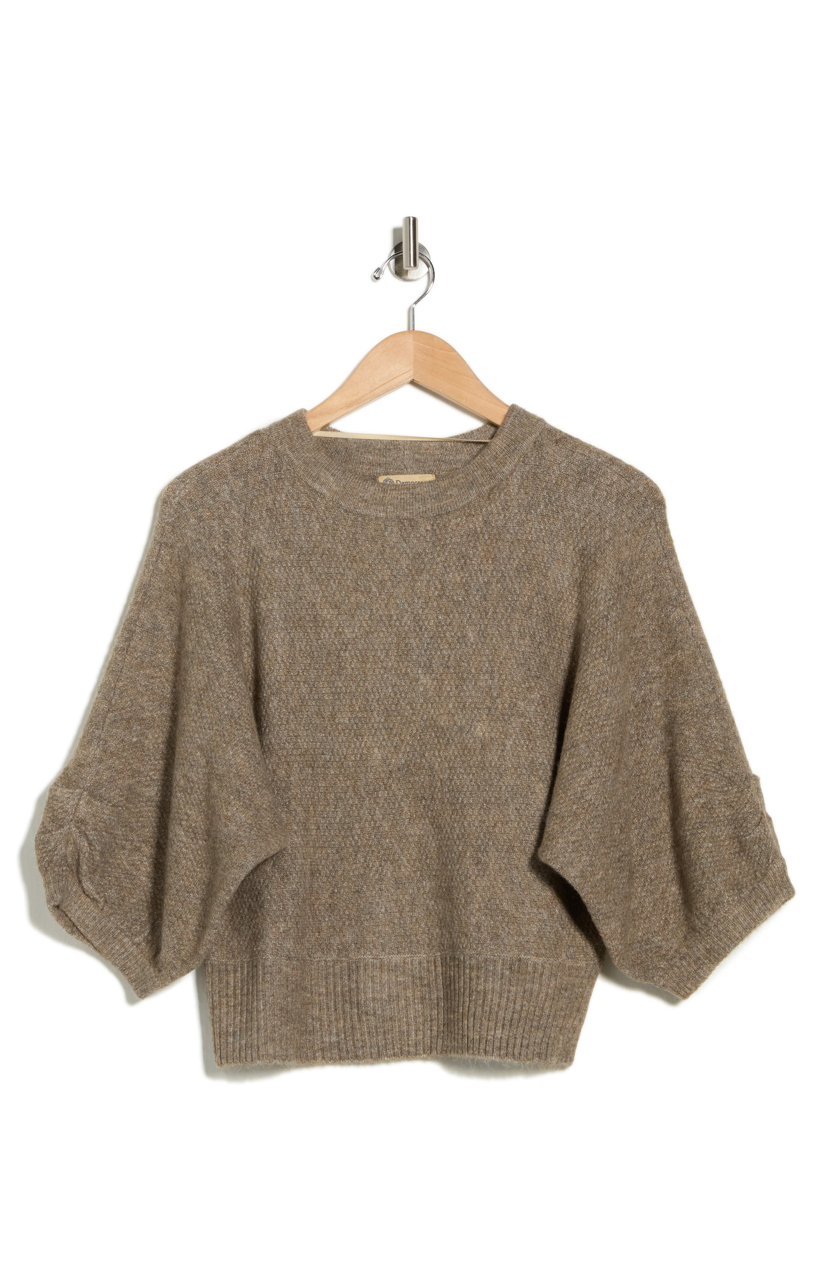 Democracy Seed Stitch Dolman Sweater