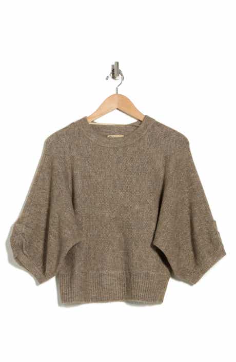 Democracy Seed Stitch Dolman Sweater