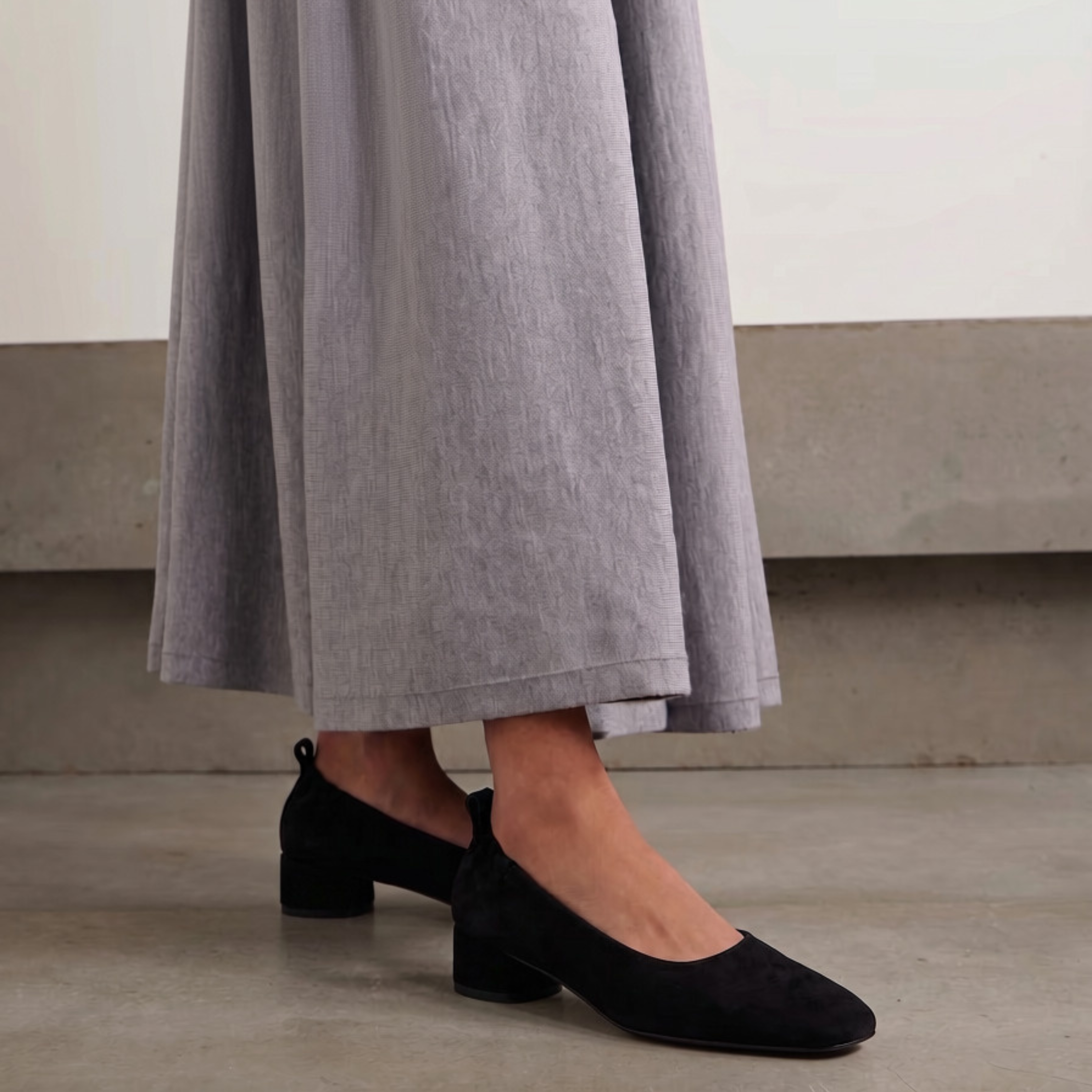 Planner Suede Mini Block Heel, Alternate, color, Black