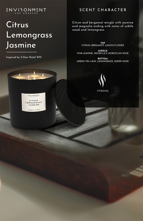 Environment Inspired By 5-star Luxury Hotel Candle In Black
