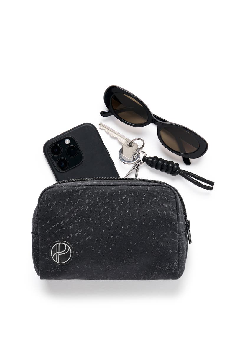Essentials Pouch, Main, color, Black Alligator