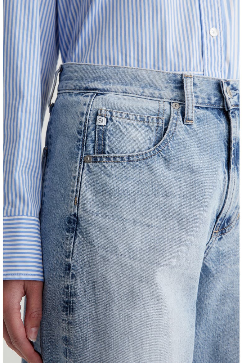 Hattie High Waist Ankle Wide Barrel Leg Jeans, Alternate, color, INTUITION