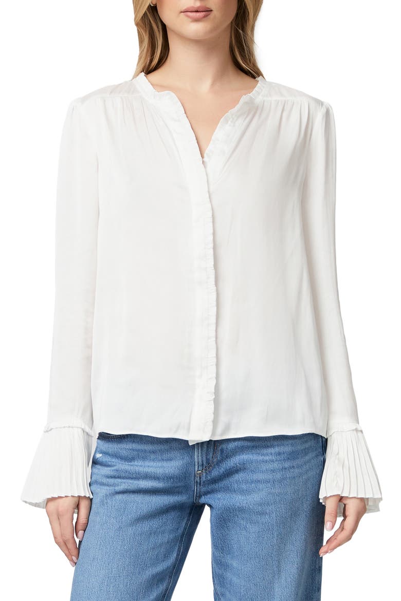 Palma Button-Up Shirt, Main, color, WHITE