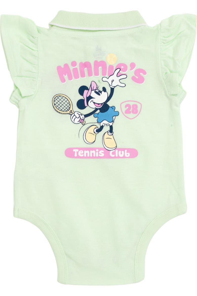 Minnie Mouse Pleated 2-Piece Bodysuit and Skirt Set, Alternate, color, Green Blue Minnie