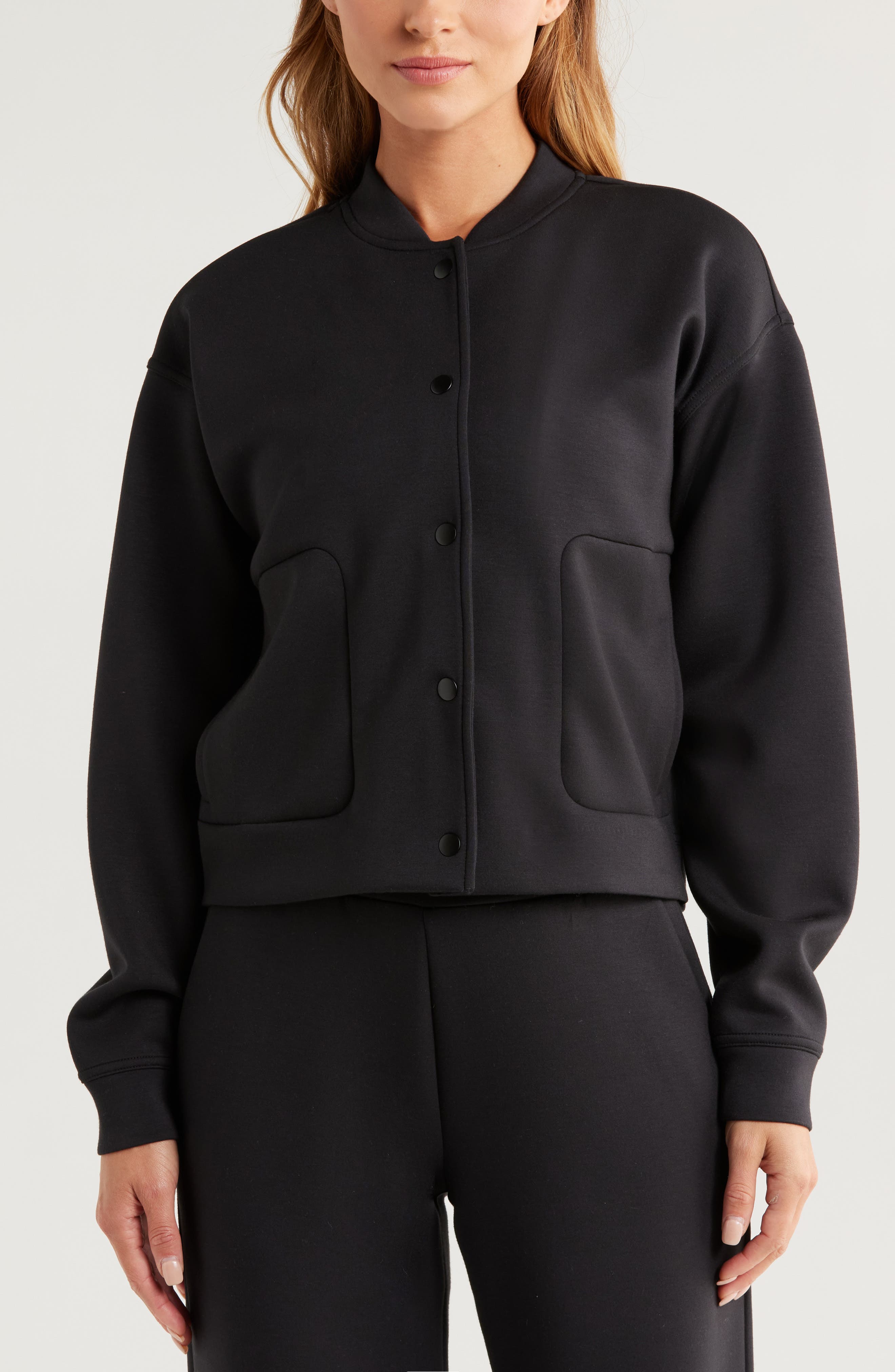 Женские куртки Zella Ultra Luxe Snap Front Jacket — фото 5