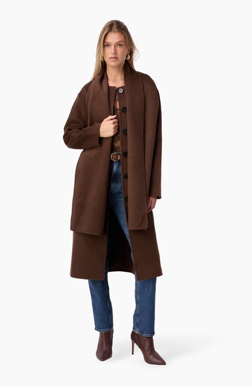 Cami Nyc Winfred Wool & Cashmere Scarf Coat In Brown