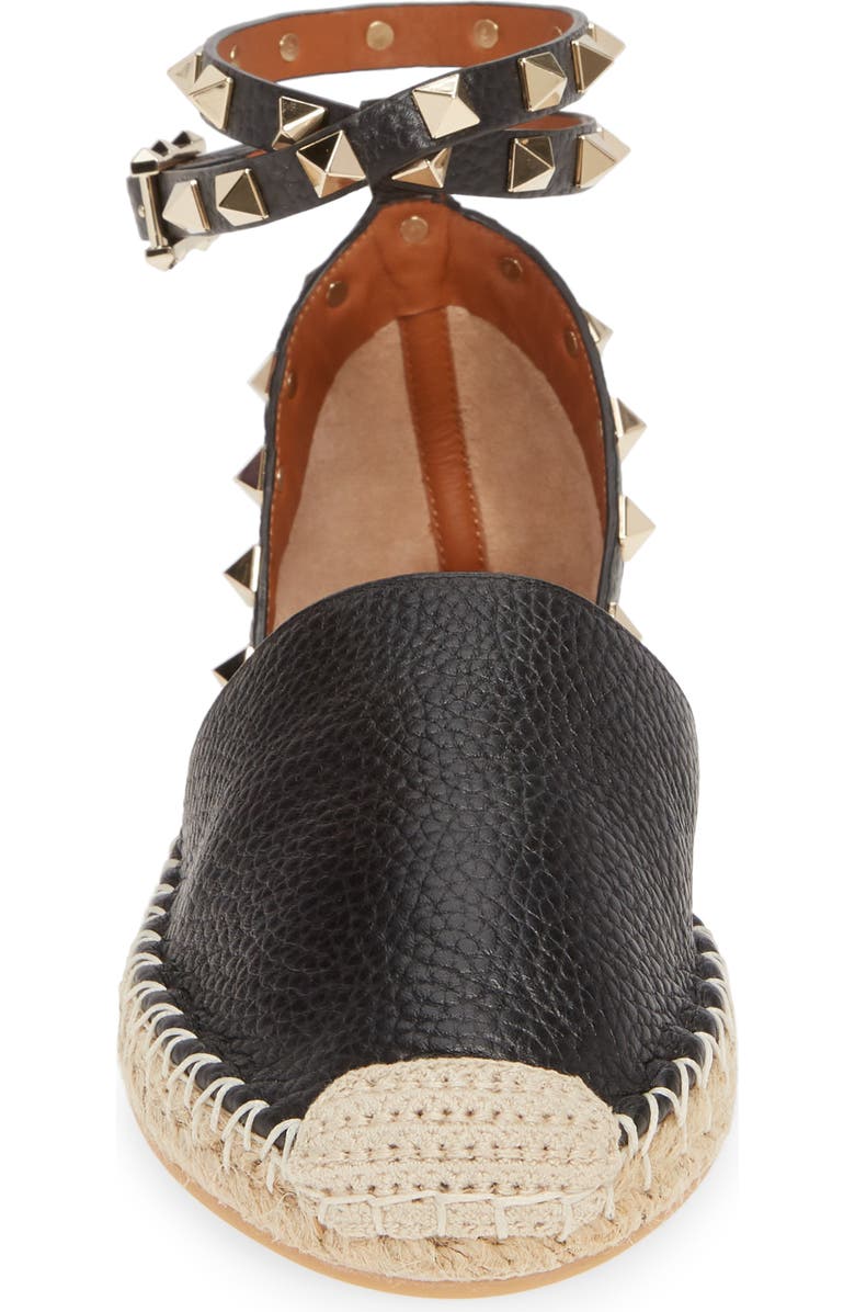 Valentino Garavani Rockstud Espadrille Sandal, Alternate, color,