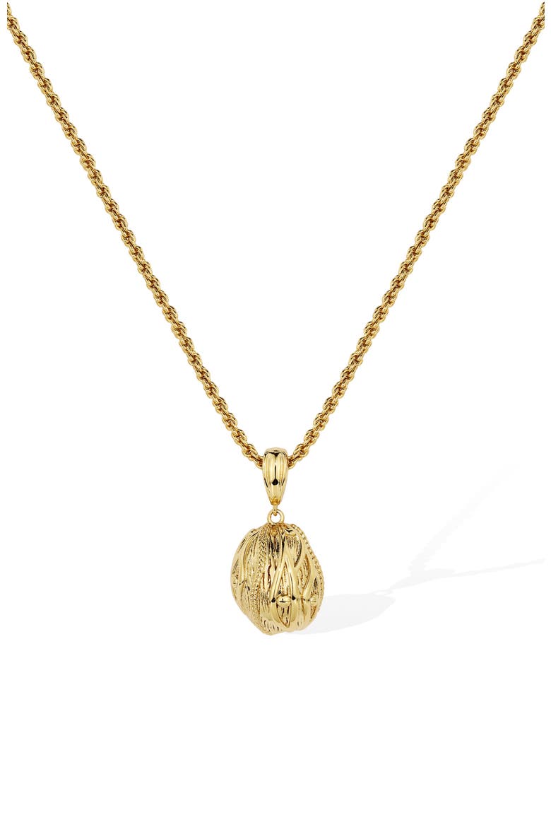 Amulet Eye Necklace, Main, color, Gold