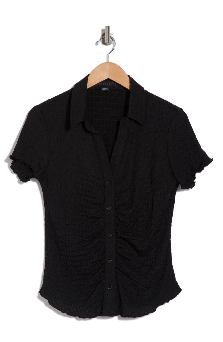 Sanctuary Textured Button-Up Shirt, Alternate, color,