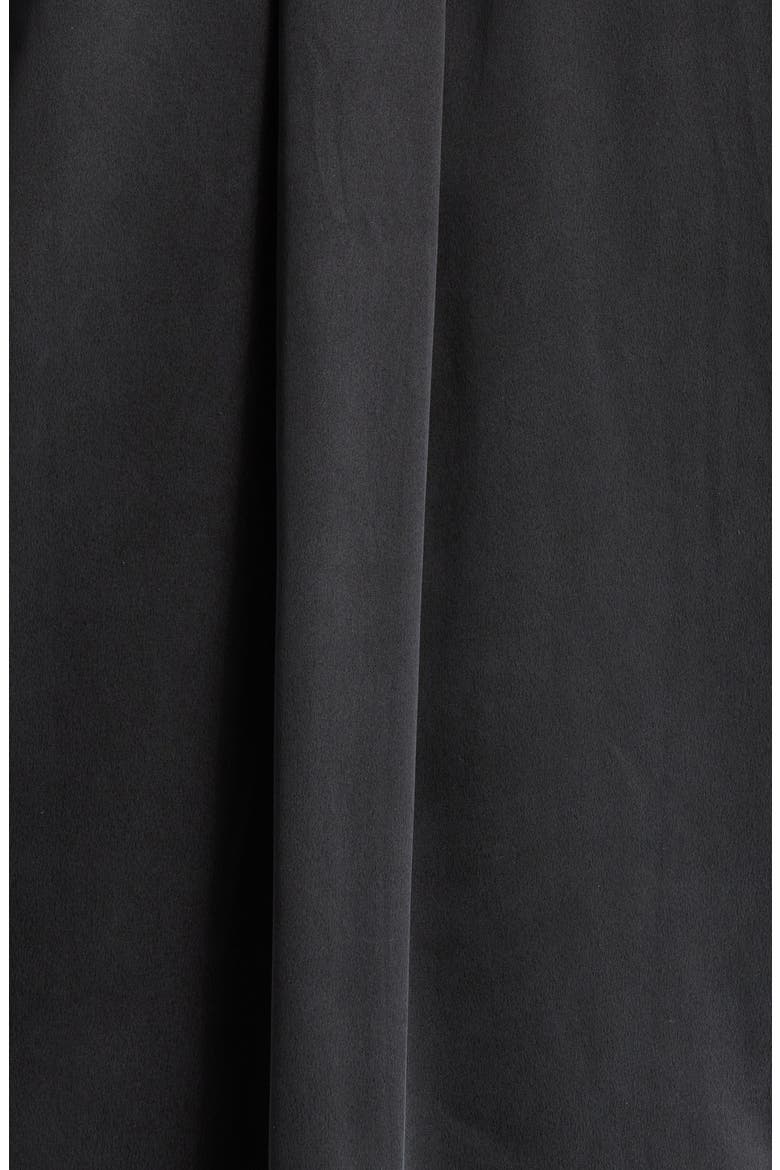 Print Washable Silk Pajamas, Alternate, color, IMMERSED BLACK