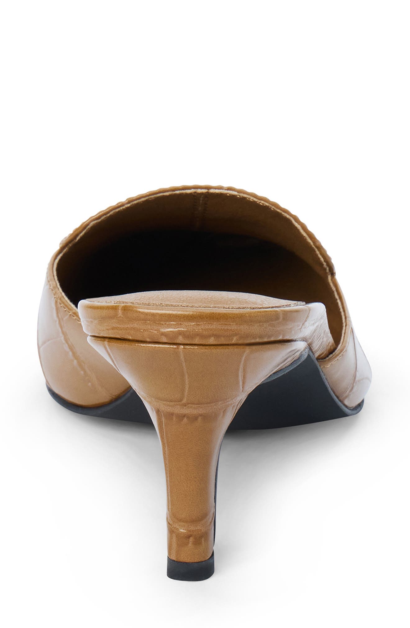 Davey Kitten Heel Mule, Alternate, color, CARAMEL