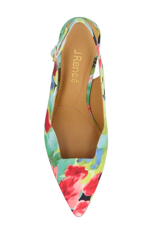 J. RENEÉ J. RENEÉ ANARA SLINGBACK POINTED TOE PUMP