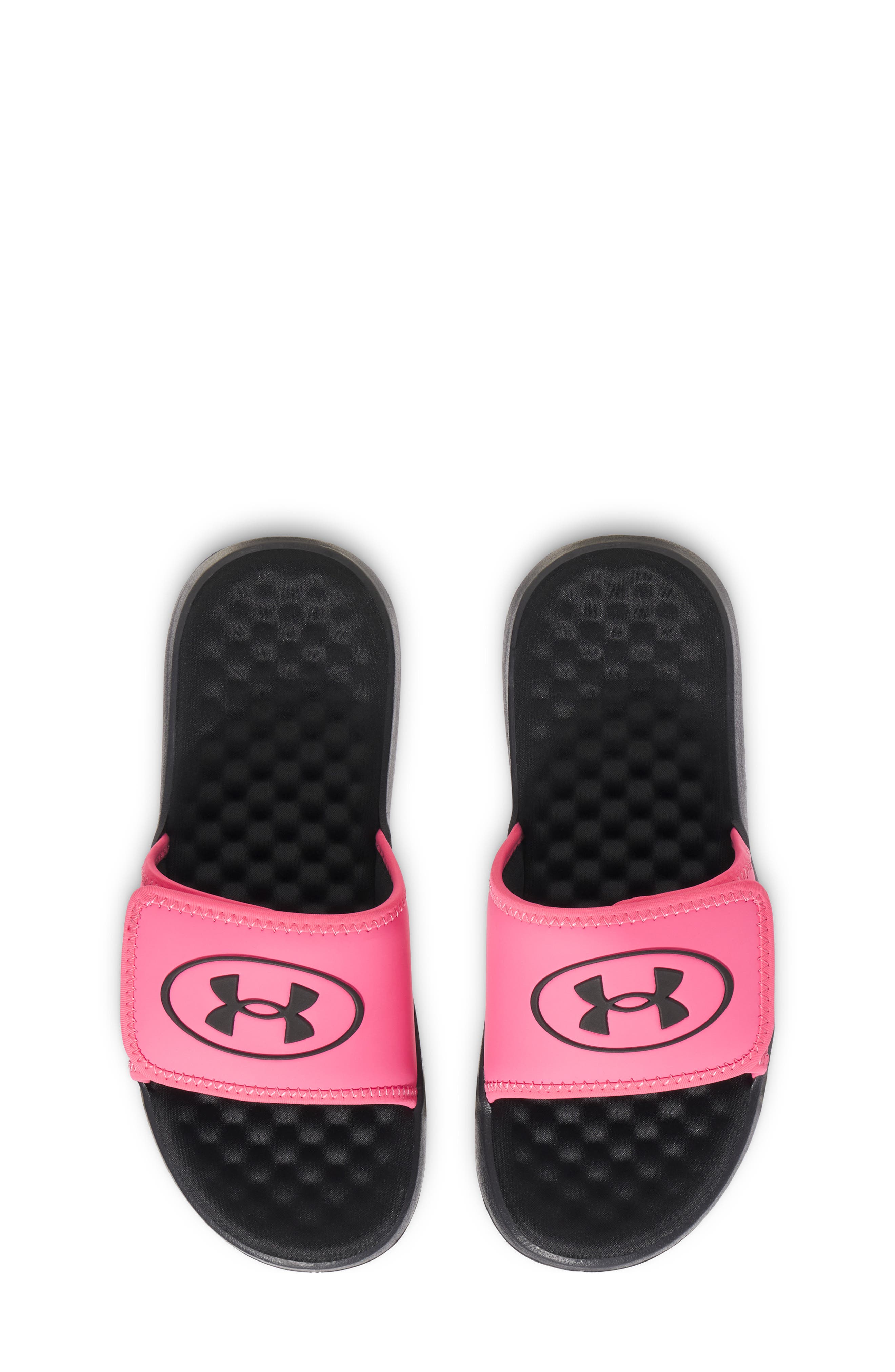 Under Armour Kids' Ignite Pro 8 Slide Sandal, Alternate, color, Black